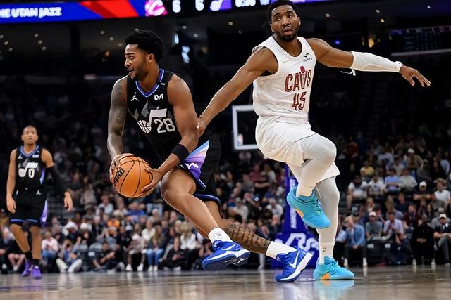 哈登14助攻+米切尔34分 骑士力克爵士迎五连胜